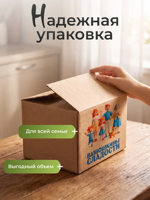 Ванюшкины сладости Печенье сахарное 2 кг мини к кофе в коробке, 1,5 кг, фото 4