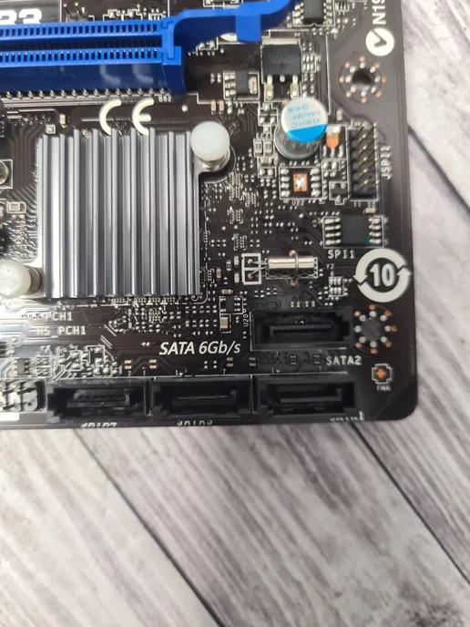 Материнская плата microATX S1150 Model H81M-P33, черный, фото 5