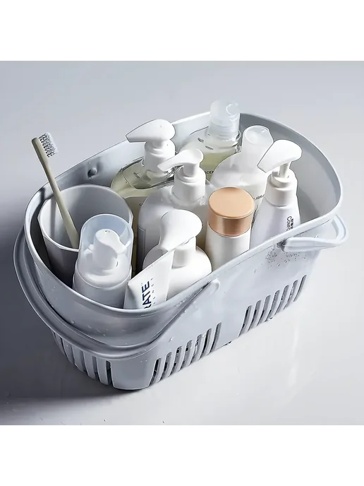 корзина для душа caddy, переносная корзина для душа, пластик, вариант, фото 2