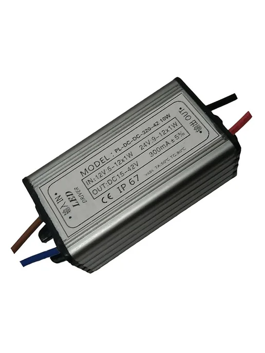Драйвер LED AC DC 12-24V 300mA 1W, 1 Вт, фото 6