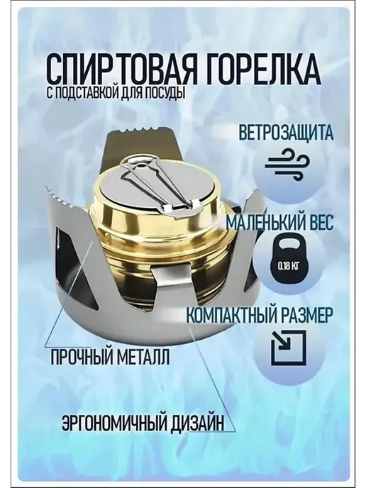 Горелка спиртовая компактная, вариант