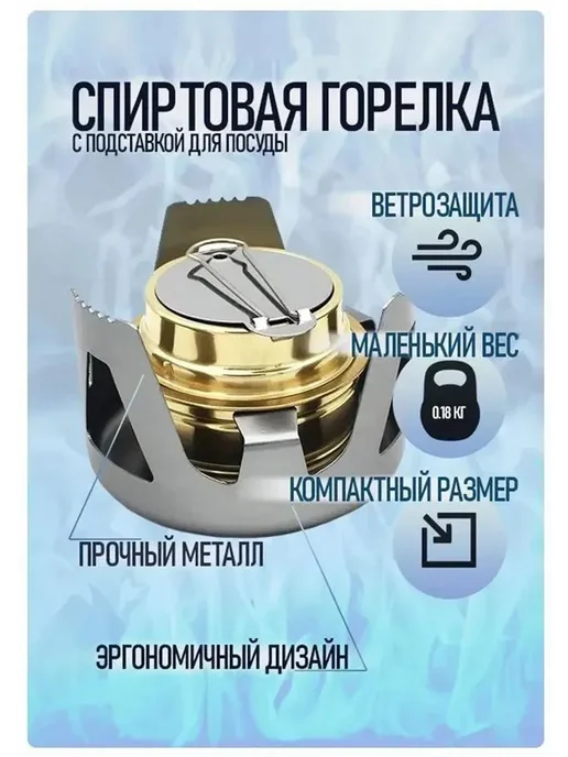 Горелка спиртовая компактная, вариант, фото 5
