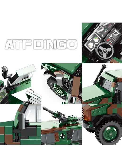 LEGO Конструктор Бронеавтомобиля ATF Dingo 670 деталей, вариант, фото 4