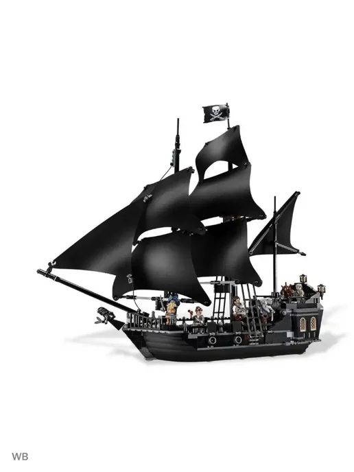 LEGO Конструктор Пираты Карибского моря Черная жемчужина 875д, черный, фото 2