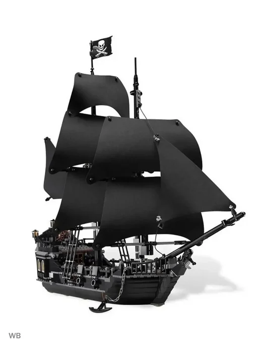 LEGO Конструктор Пираты Карибского моря Черная жемчужина 875д, черный, фото 4