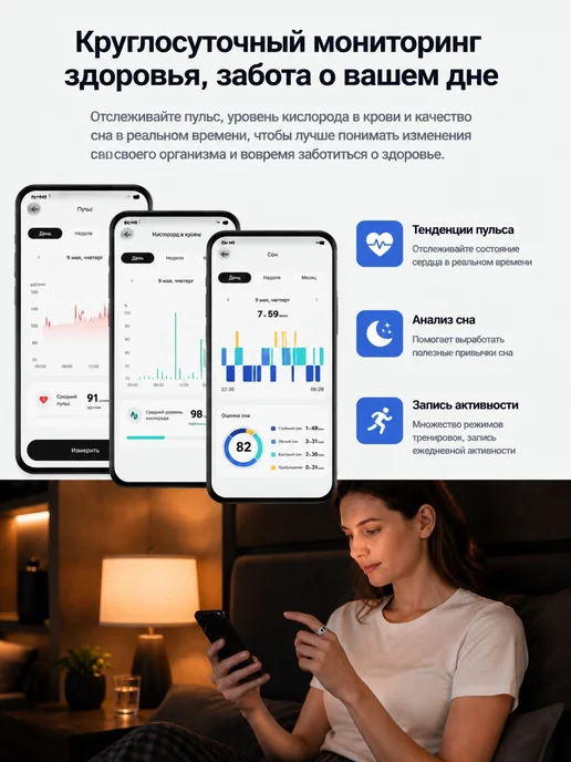 Samsung Умное кольцо с диктофоном для записи голосовых заметок, вариант, фото 6