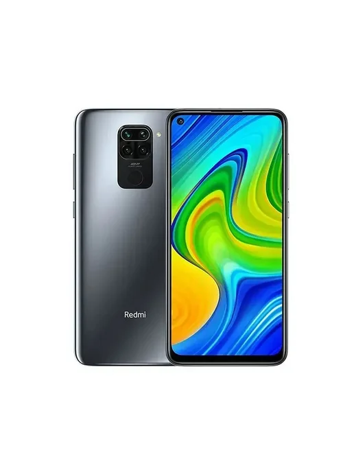 Смартфон Xiaomi Redmi Note 9 6/128 ГБ, черный, фото 2