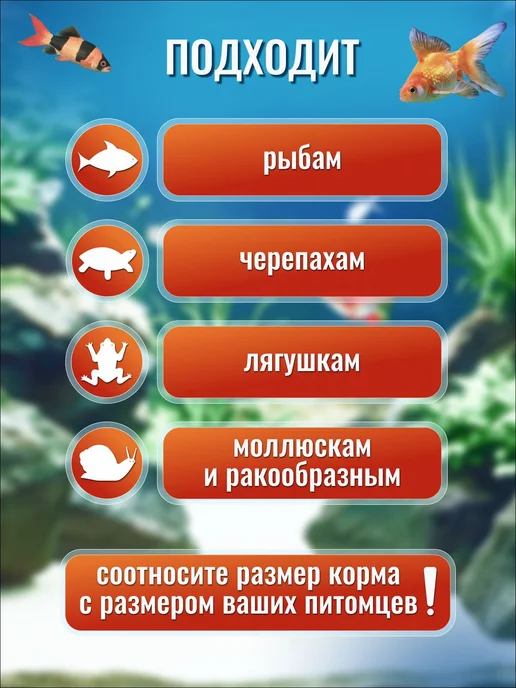 Корм для аквариумных рыб донных видов ЗООМИР Гранулы, 250, вариант, фото 4