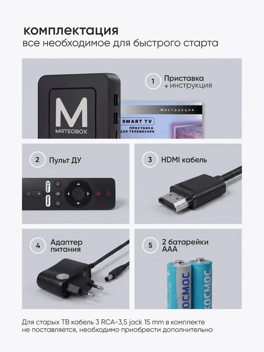 MateoBox Приставка для телевизора смарт tv, вариант, фото 5