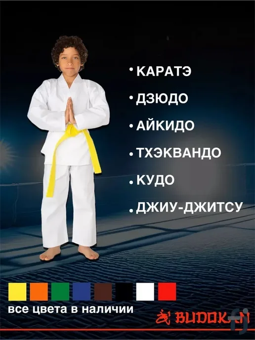 Пояс для единоборств BUDOKAN Пояса, вариант, фото 3