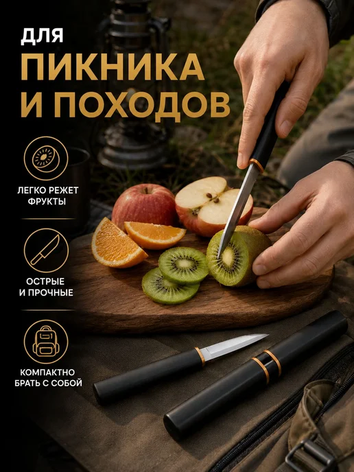 Нож для рыбы 1 предм. черный, черный, фото 2