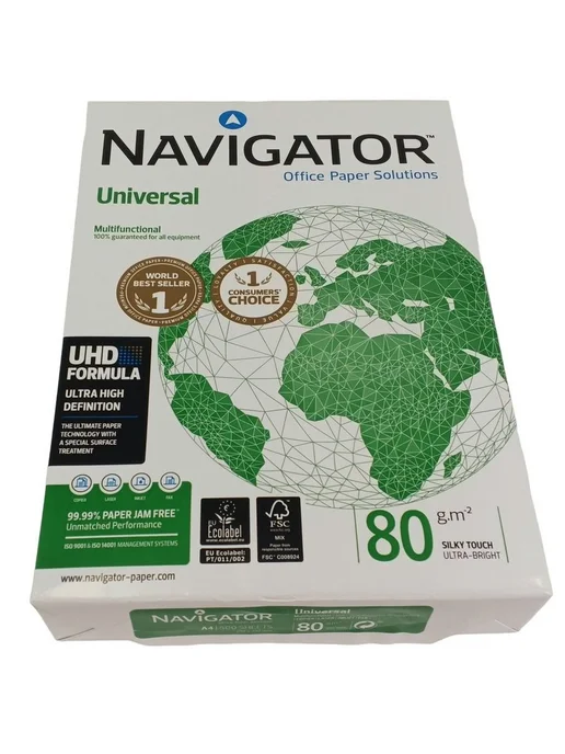 Бумага Navigator Universal A4, 80 г/м², 500 листов, 1 пачка, фото 2