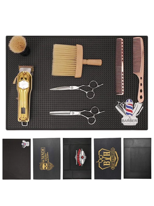 Коврик нескользящий термостойкий для рабочего стола барбера, вариант, фото 4