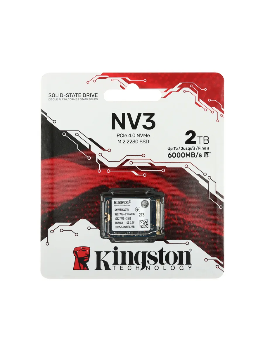 Твердотельный накопитель SSD SNV3SM3 2T0 2TB Mini M.2 2230 Kingston 1466577621 купить за 45 256 ₽ в интернет‑магазине Wildberries