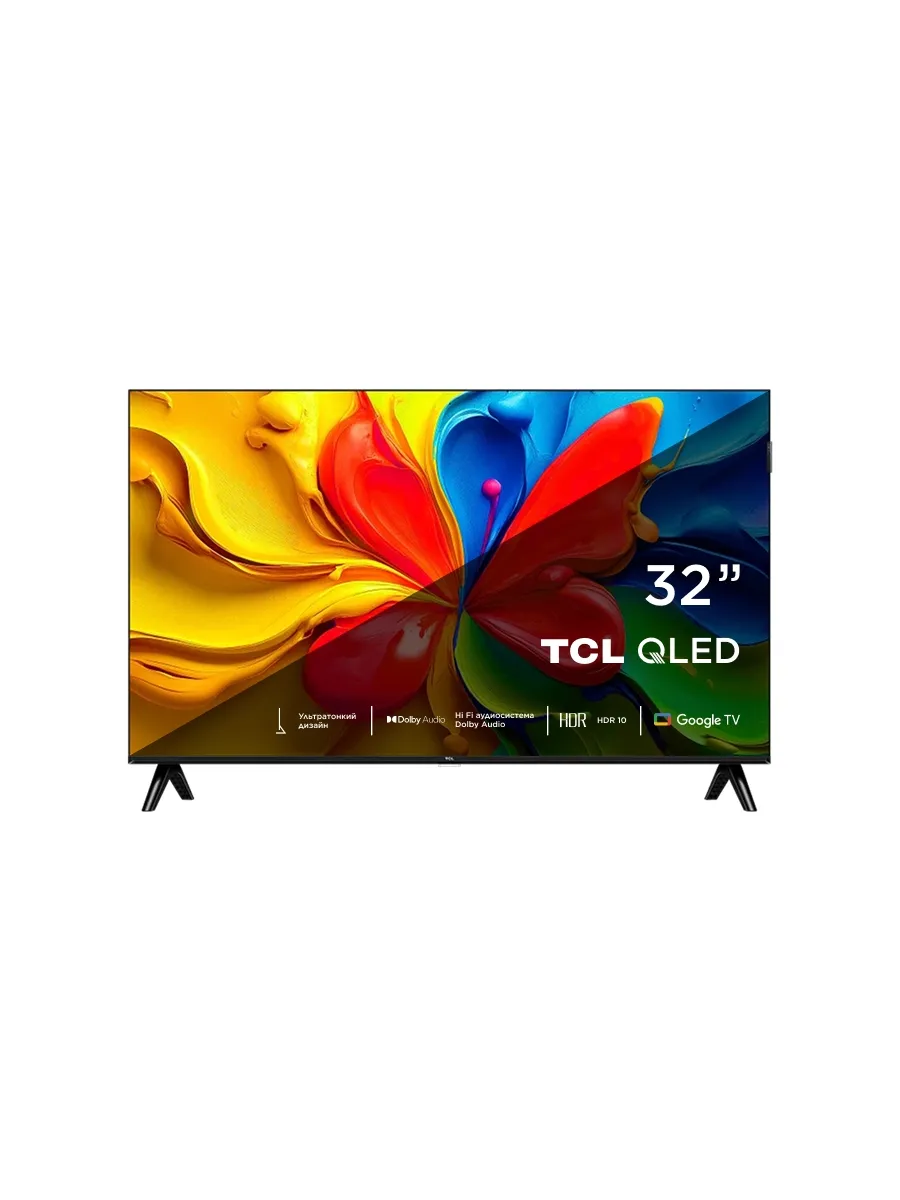 TCL Телевизор QLED 32" 32S4K-RU Smart TV HD