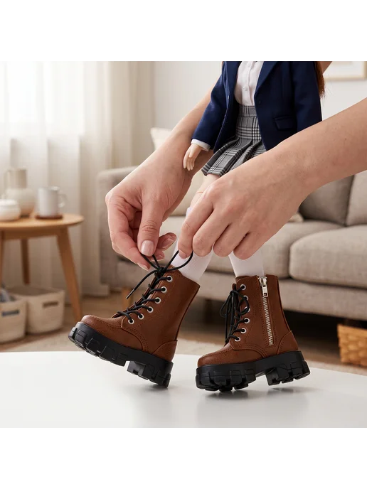 BJD Doll Shoes д куклы, мультицвет, high top ботинки PVC шну, вариант, фото 4