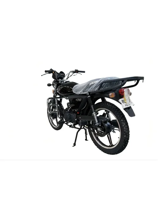 мопед взрослый бензиновый двухместный RACER GS, черный, фото 3