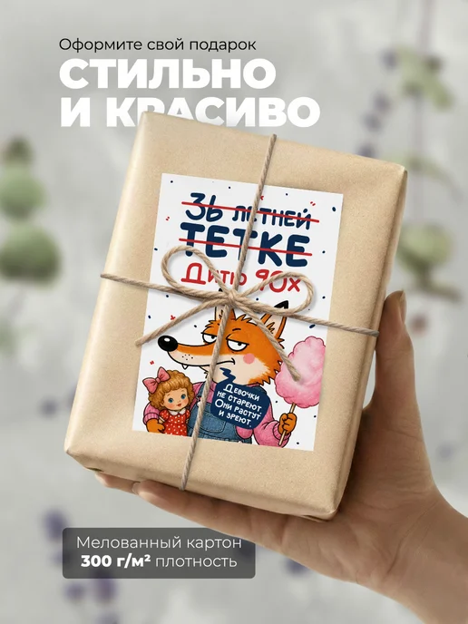 История открыток Открытка с днем рождения 36 лет с приколом, синий, фото 7
