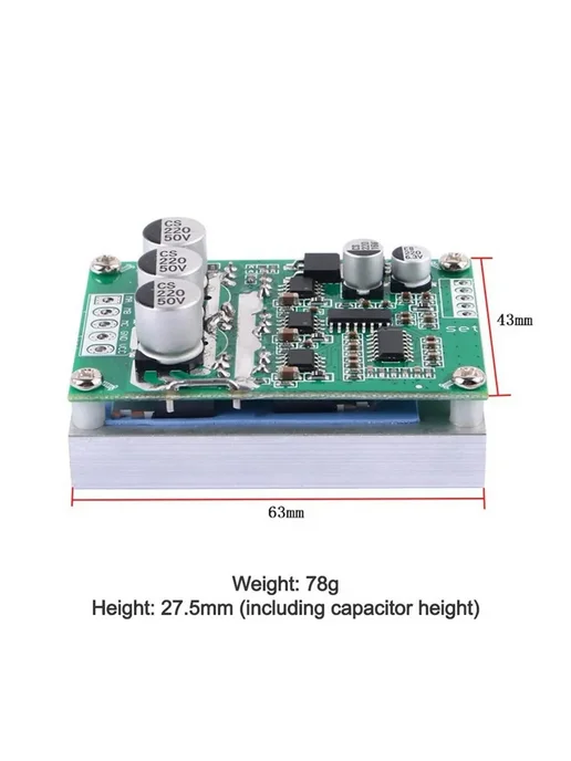 Контроллер скорости BLDC DC12-36V 500W для бесщеточного, 500 Вт, фото 5