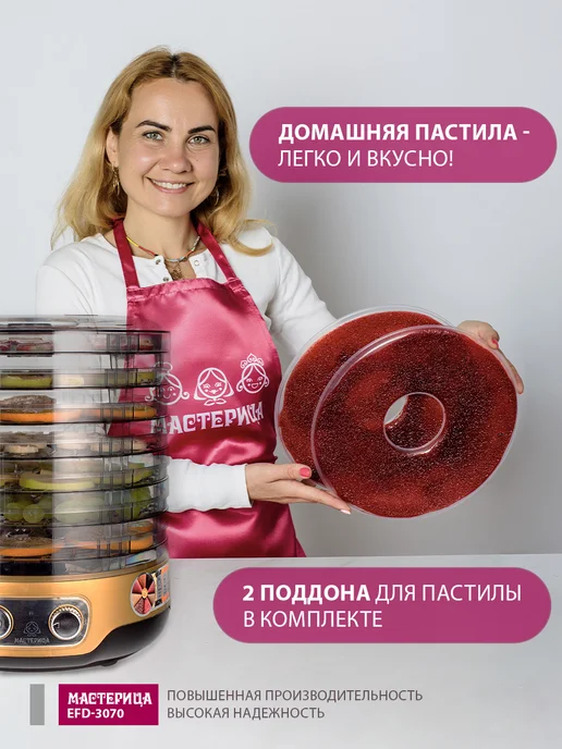 МАСТЕРИЦА Сушилка для овощей и фруктов, дегидратор, вариант, фото 7
