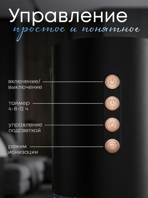 Осушитель воздуха для квартиры, дома, черный, фото 3