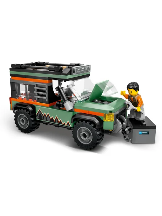 LEGO Конструктор Лего City. Горный внедорожник 4x4, 221 деталь, 4x4, фото 7