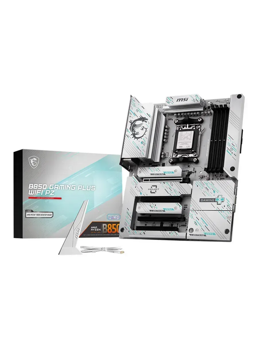 Материнская плата B850 GAMING PLUS WIFI PZ AM5 DDR5 MSI 1471081991 купить за 30 564 ₽ в интернет‑магазине Wildberries