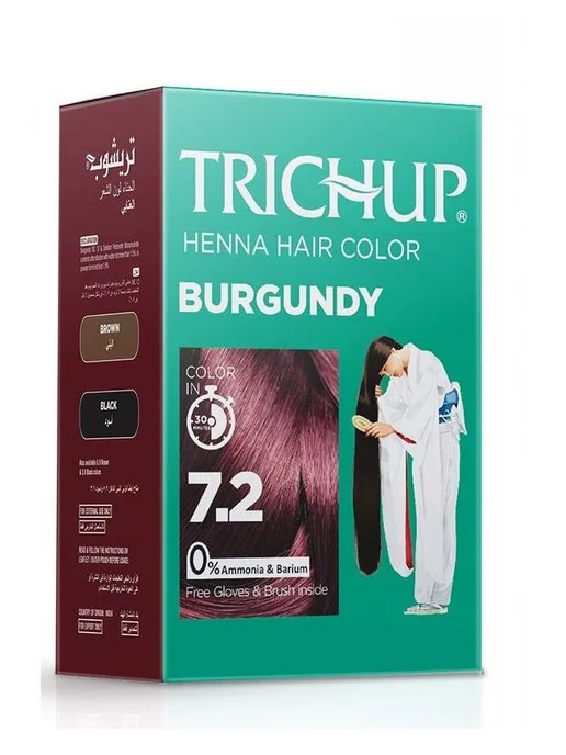 TRICHUP Хна краска для волос Черный 3.6, вариант, фото 6