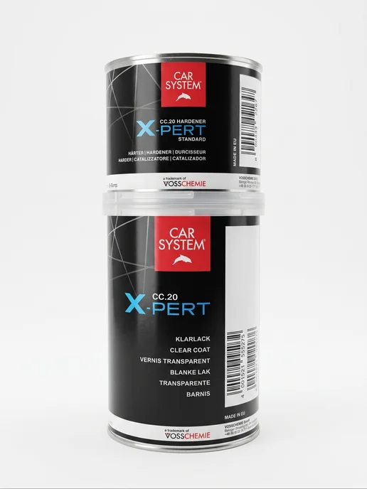 Лак автомобильный Carsystem Clear Coat CC.20 X-pert, 1л+0,5л, 1 л, 500 мл, фото 3