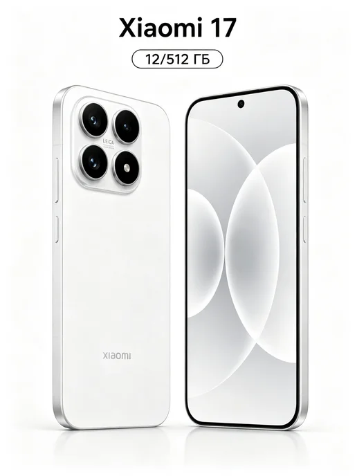 Смартфон Xiaomi 17 12/512 ГБ, белый