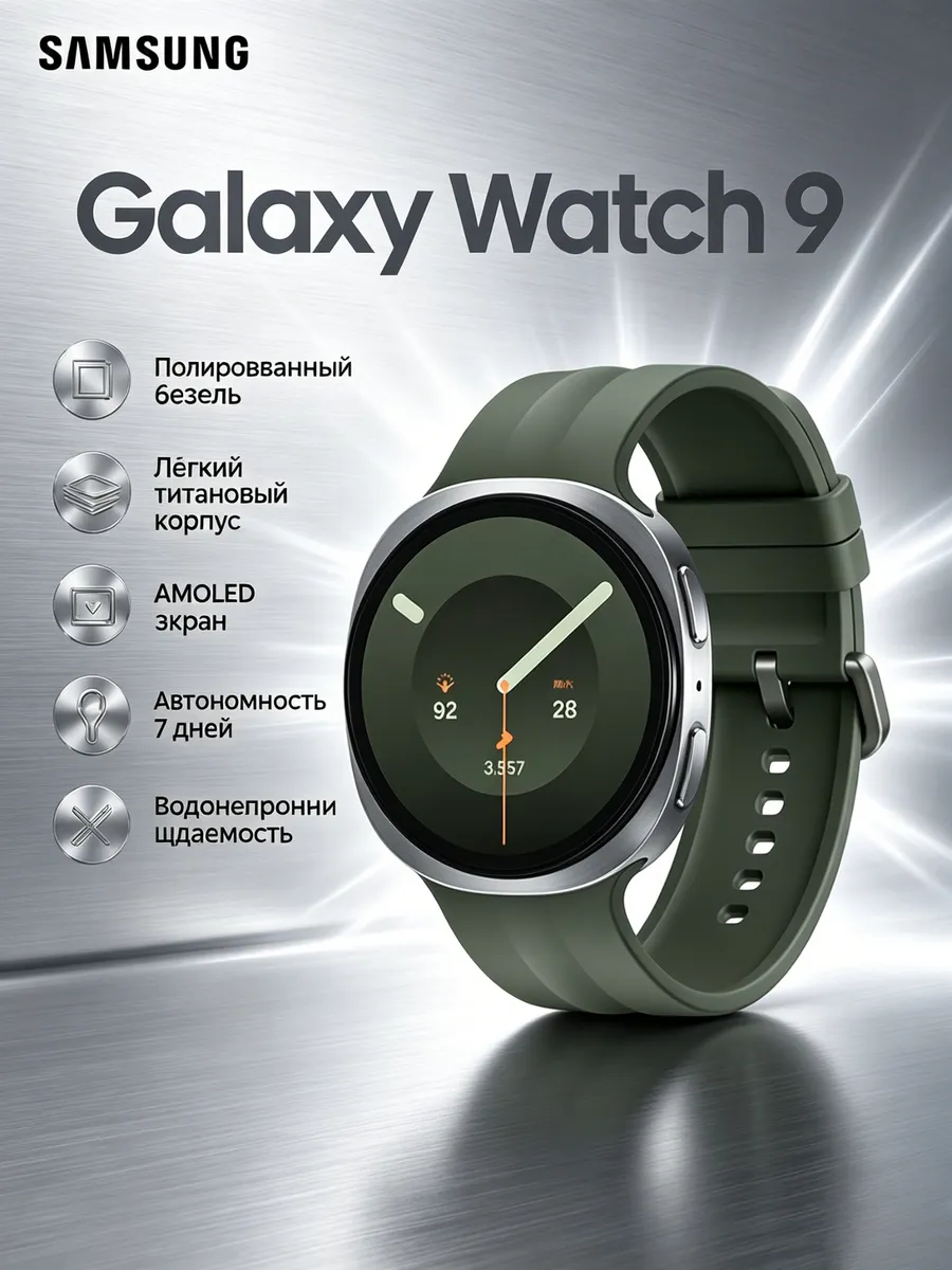 Samsung Умные часы Galaxy Watch9 44mm