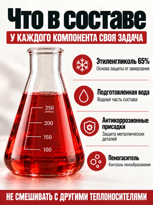 Wellness therm Теплоноситель для отопления −65°C на этиленгликоле, 10 кг, 10 кг, фото 3