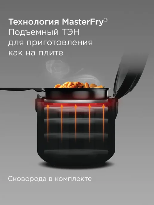 REDMOND Мультикухня RMK-M271 830Вт, 16 программ, подъемный ТЭН, 830 Вт, фото 3