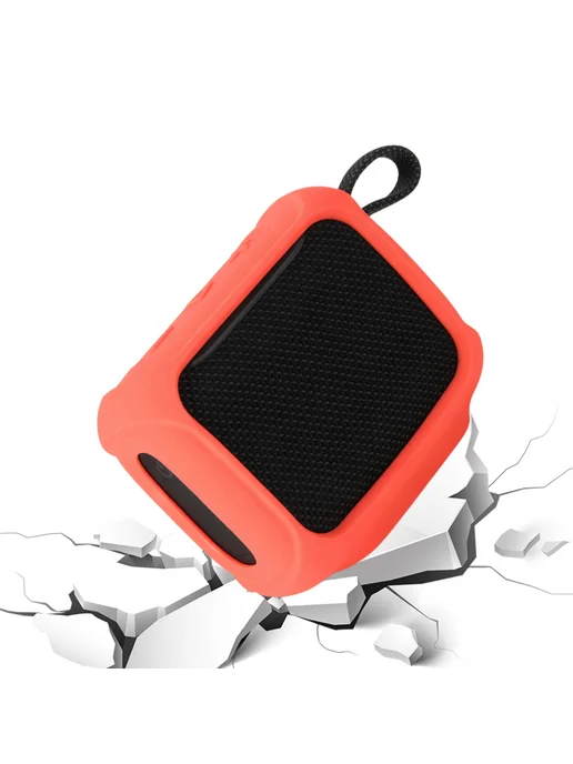 Чехол силиконовый для JBL GO5, красный, красный, фото 2