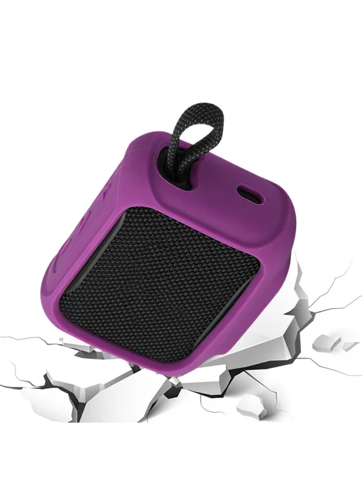 Для JBL GO5 силикон чехол тёмно-зелёный, фиолетовый, фото 2