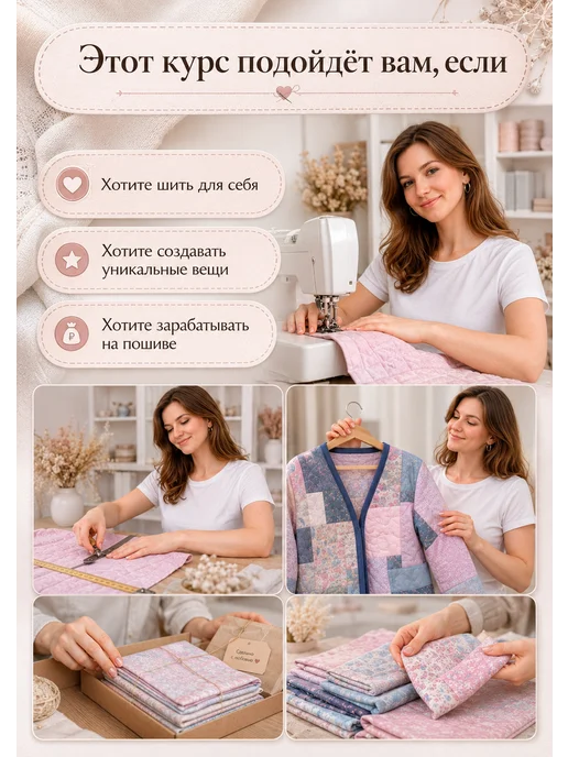 Куртка-телогрейка курс по пошиву, голубой, фото 3