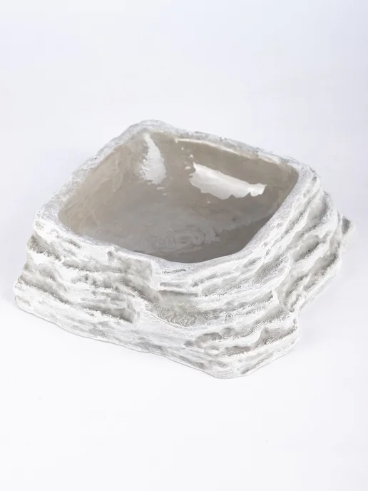 VirtoPlast Кормушка - поилка - купалка для рептилий гекконов большая, серый, фото 6