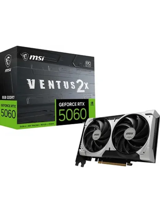 MSI Видеокарта G5060-8V2C DDR 7 8 ГБ RTX 5060, 8 ГБ, фото 6