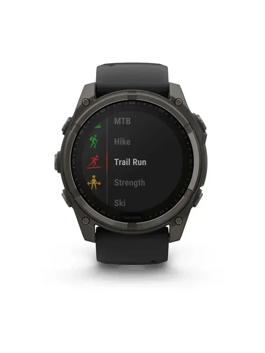 Garmin Fenix 8 Pro 47mm AMOLED Titanium Graphite, черный, фото 6