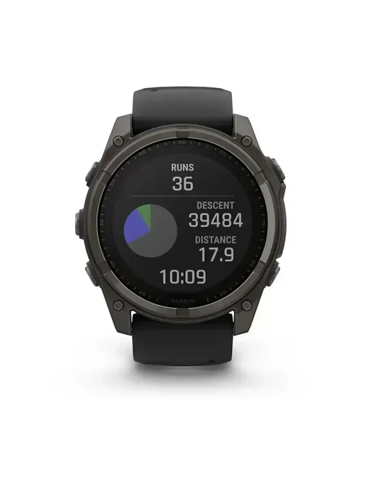 Garmin Fenix 8 Pro 47mm AMOLED Titanium Graphite, черный, фото 8
