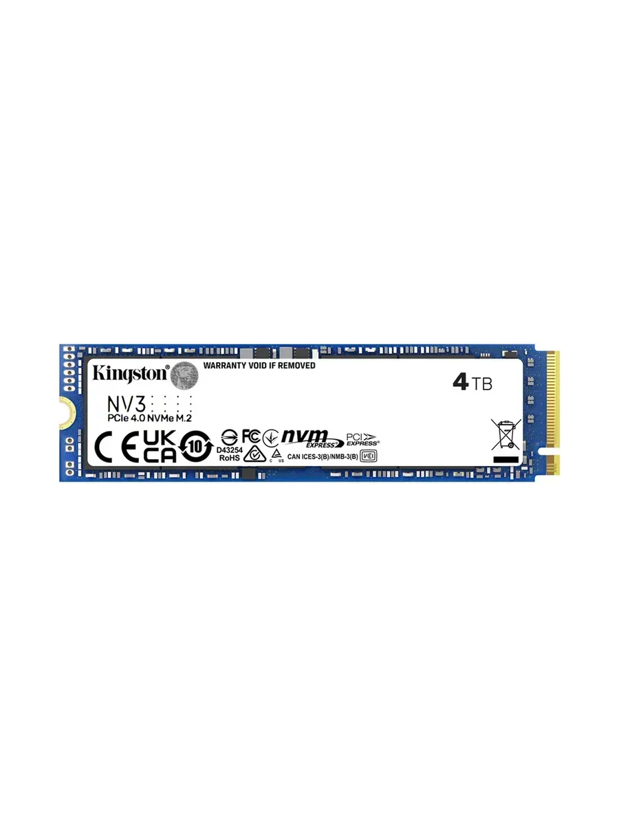 SSD накопитель SNV3S 4000G M.2 NVMe 4 TB для ноутбука ПК Kingston 1476957161 купить за 89 065 ₽ в интернет‑магазине Wildberries