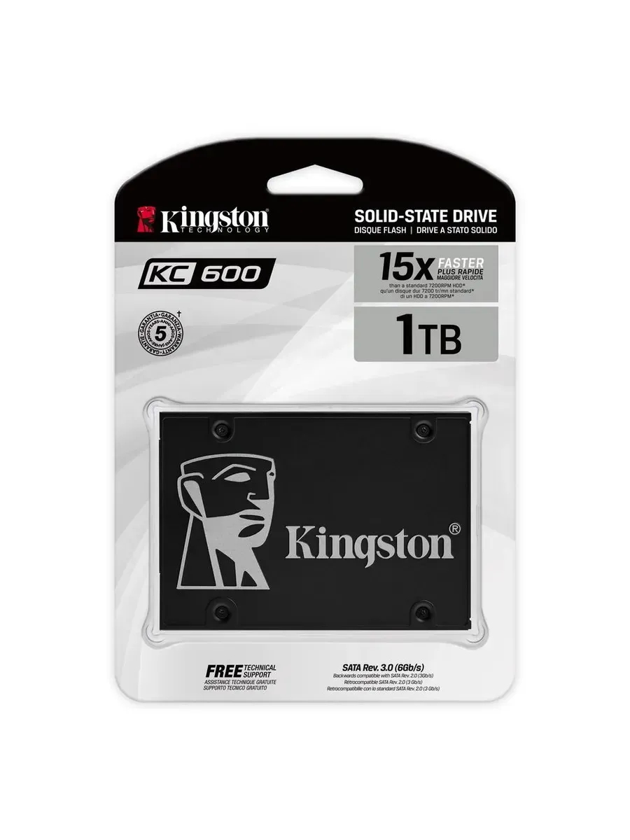 SSD накопитель SKC600 1024 ГБ 2.5 SATA III для ПК Kingston 1476957218 купить за 33 775 ₽ в интернет‑магазине Wildberries