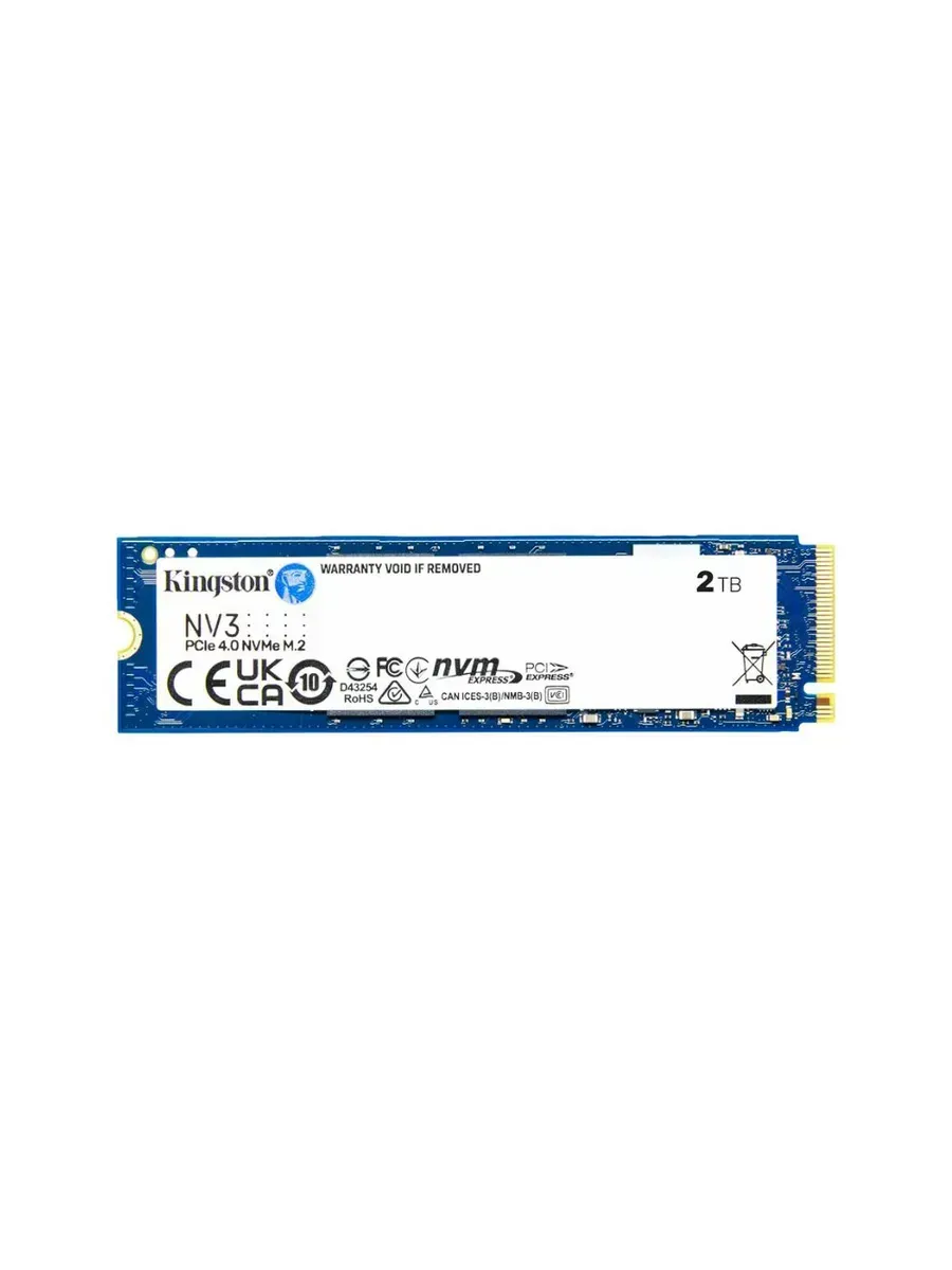 Kingston SSD накопитель NV3 SNV3S 2000G 2000 ГБ M.2 для ПК