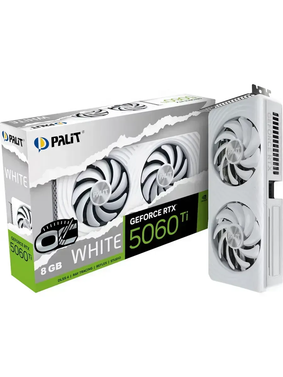 Palit Видеокарта RTX5060Ti OC 8GB для игрового ПК
