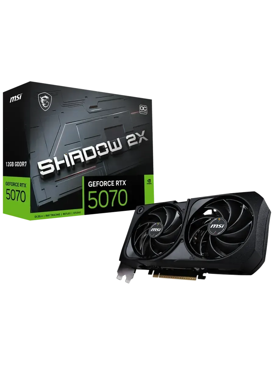 Видеокарта RTX 5070 12GB SHADOW 2X OC для ПК