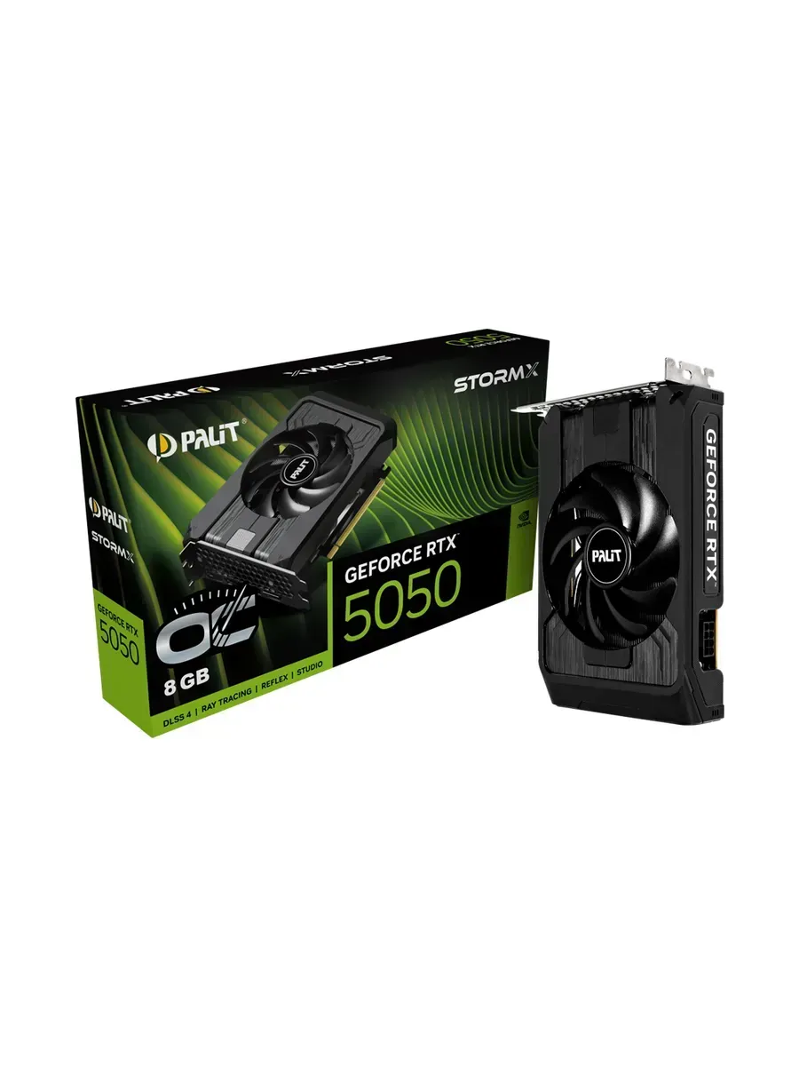 Palit Видеокарта RTX5050 STORMX OC 8G для ПК