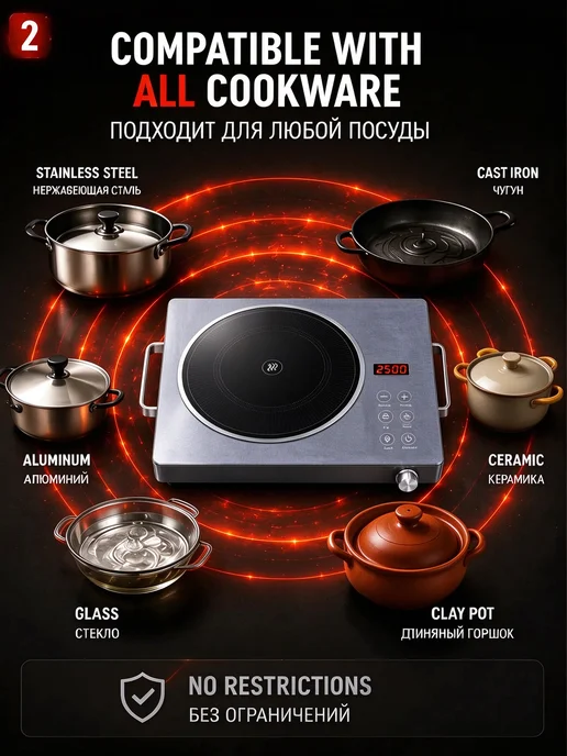 Инфракрасная плита для самогоноварения 3500 вт, 3500 Вт, фото 4