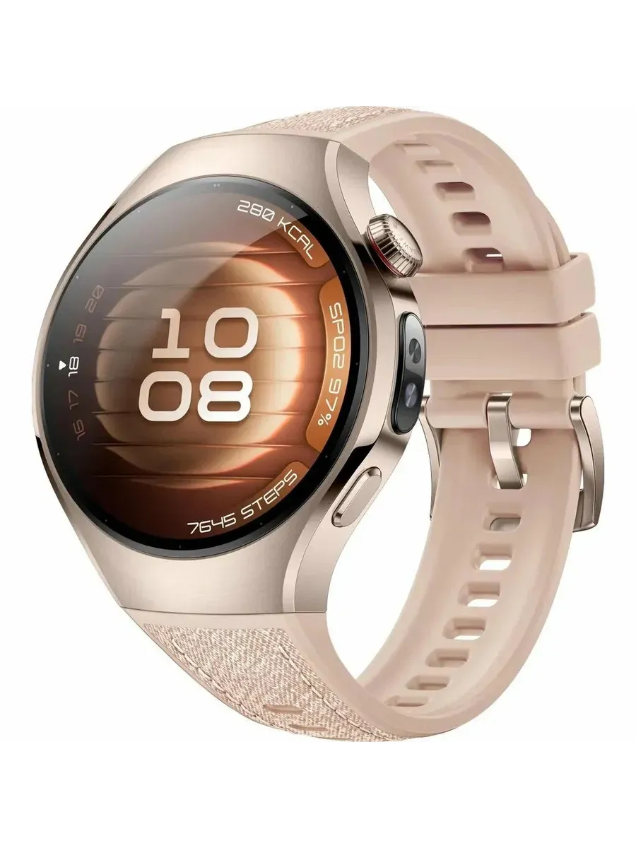 Huawei Смарт-часы WATCH 5, Поддержка esim, Global,42mm, Бежевый