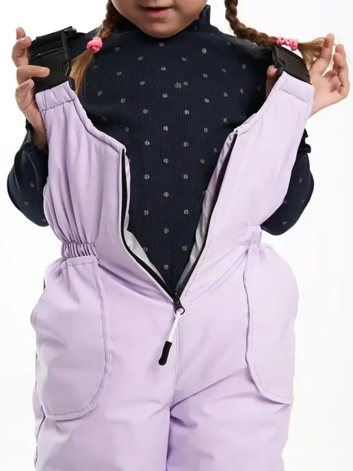 UYVU CLOTHES Полукомбинезон детский утепленный на демисезон непромокаемый, вариант, фото 5