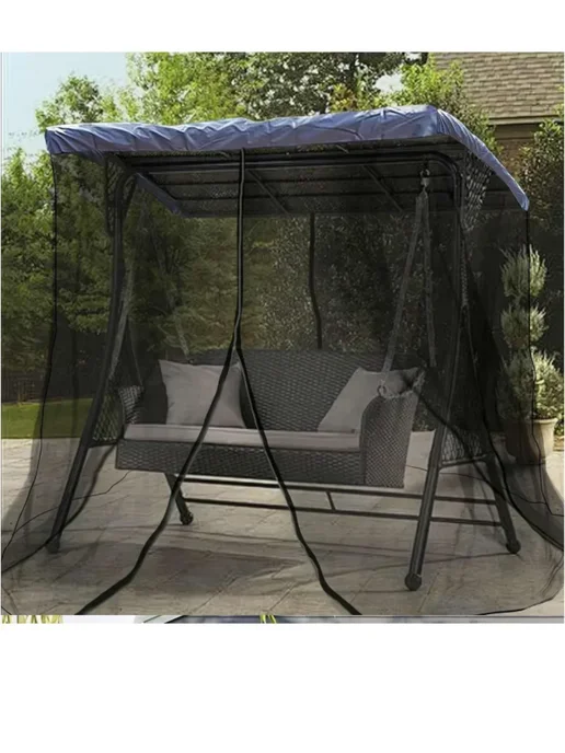 Садовые качели москитная сетка 185х125х205см, 185x125x205 см, фото 4
